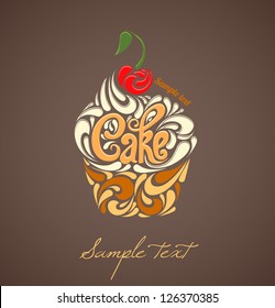 Cake vector design