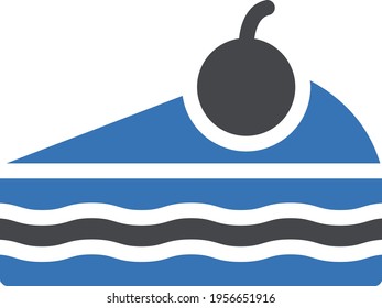 icono de color de glifo vector de pastel