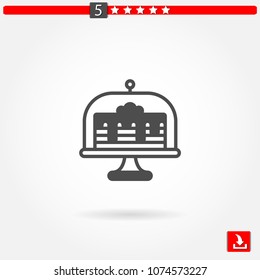 cake vector icon