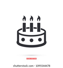 Cake  vector icon