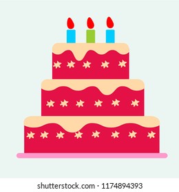 cake vector icon