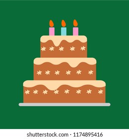 cake vector icon