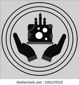 cake vector icon