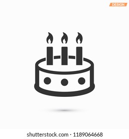 Cake  vector icon