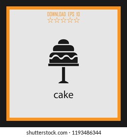 cake  vector icon