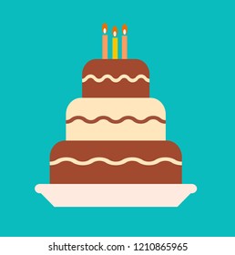 cake vector icon