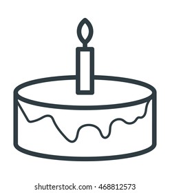 Cake Vector Icon