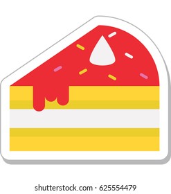 Cake Vector Icon 