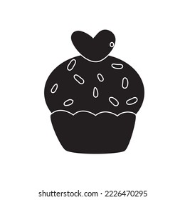 cake vector icon illustration
