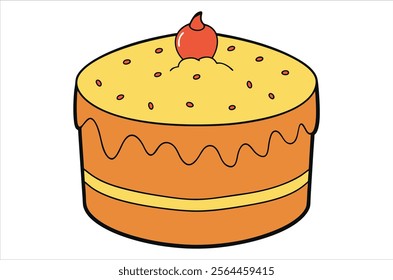 cake vector,  icon vector illustration, cake silhouette of a cake isolated on a white background, eps, png,   vector,