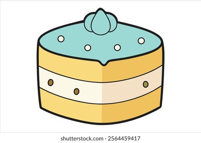 cake vector,  icon vector illustration, cake silhouette of a cake isolated on a white background, eps, png,   vector,