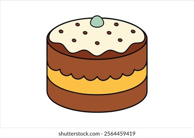 cake vector,  icon vector illustration, cake silhouette of a cake isolated on a white background, eps, png,   vector,