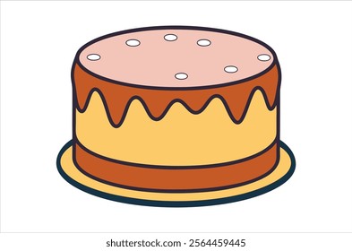 cake vector,  icon vector illustration, cake silhouette of a cake isolated on a white background, eps, png,   vector,