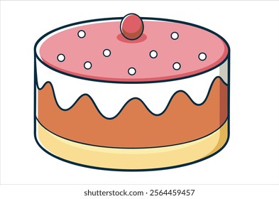 cake vector,  icon vector illustration, cake silhouette of a cake isolated on a white background, eps, png,   vector,