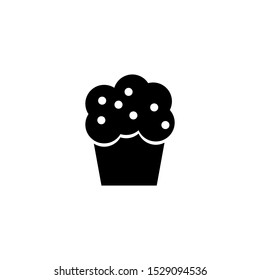 cake vector icon symbol isolated on a white background
