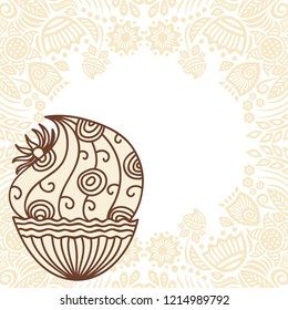 Cake. Vector illustration