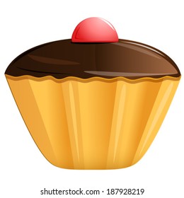 cake, vector illustration
