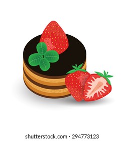Cake vector illustration