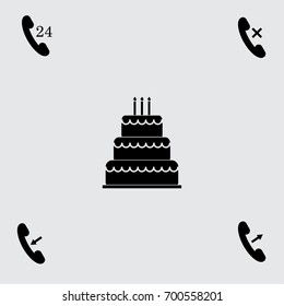 Cake vector illustration