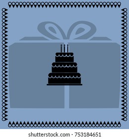 Cake vector illustration