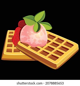 Cake vector illustration design flat