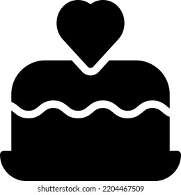cake  Vector illustration on a transparent background. Premium quality symmbols. Glyphs vector icons for concept and graphic design.