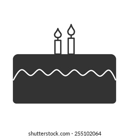 Cake vector image to be used in web applications, mobile applications and print media