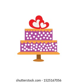 cake vector simple design illustration