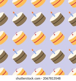 cake vector simple pattern background