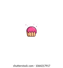 Cake Vector Template Design Illustration