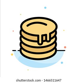 Cake, Wedding, Wedding Cake, Canada Abstract Flat Color Icon Template. Vector Icon Template background