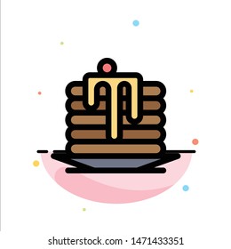 Cake, Wedding, Wedding Cake, Canada Abstract Flat Color Icon Template. Vector Icon Template background