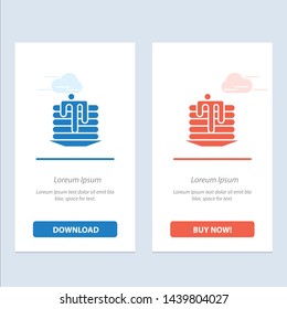 Cake, Wedding, Wedding Cake, Canada  Blue and Red Download and Buy Now web Widget Card Template