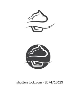 Cakes and Bakery icon logo design food vector bread vector, and symbol and icon food