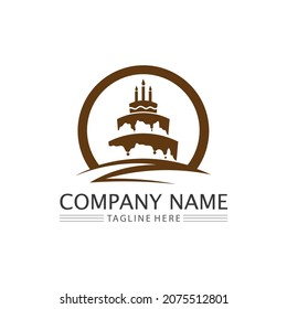 Cakes and Bakery icon logo design food vector bread vector, and symbol and icon food
