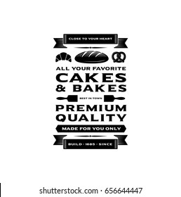 Cakes and Baking Banner