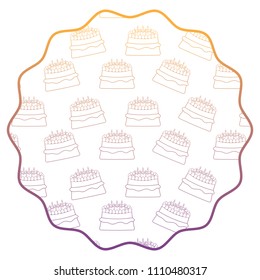 cakes with candles design