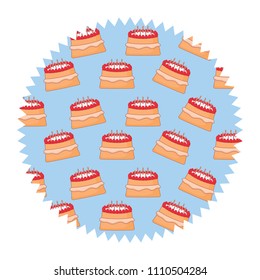 cakes with candles design