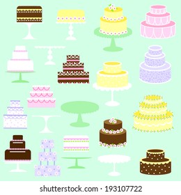 Cakes clip art