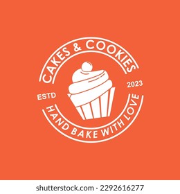 cakes and cookies vector delicious logo