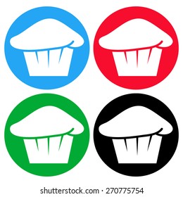 cakes icons vector illustration