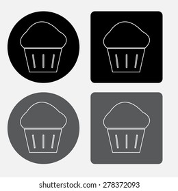 cakes icons vector illustration 