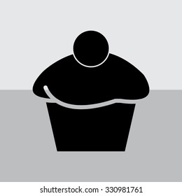 cakes icons vector illustration
