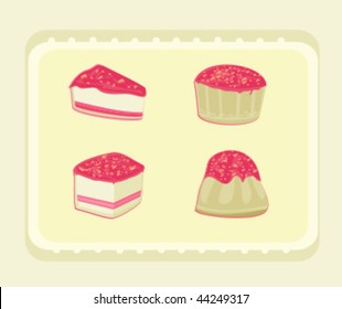 cakes set