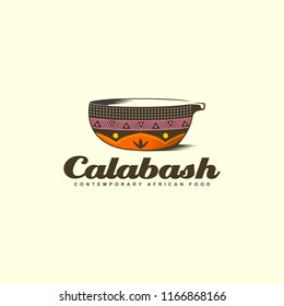 Calabash Bowl Colorful Logo Design