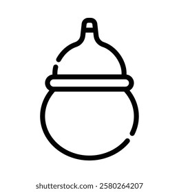 Calabash Icon in Line Style
