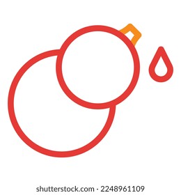 Calabash multicolor red illustration vector and logo new year icon perfect. Icon sign from modern collection for web. Nice design perfect.