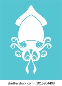 calamar logo sea food