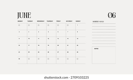 Calander 12 month 2026 eps vector design