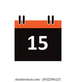 Calander Vector Flat Icons on white background..eps